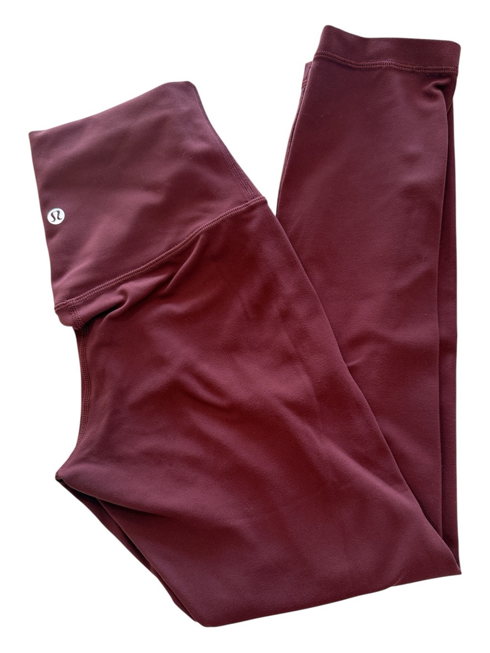 lulemon Women's Wunder Under SmoothCover High-Rise Leggings burgundy size 4